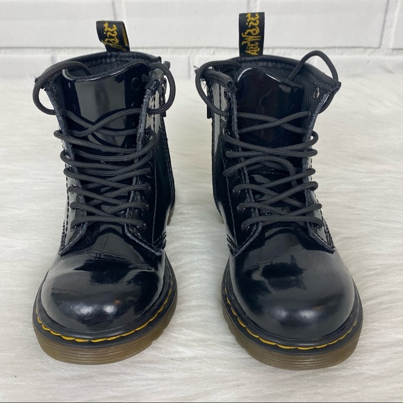 Dr.Martens patent Leather Lamper Boots